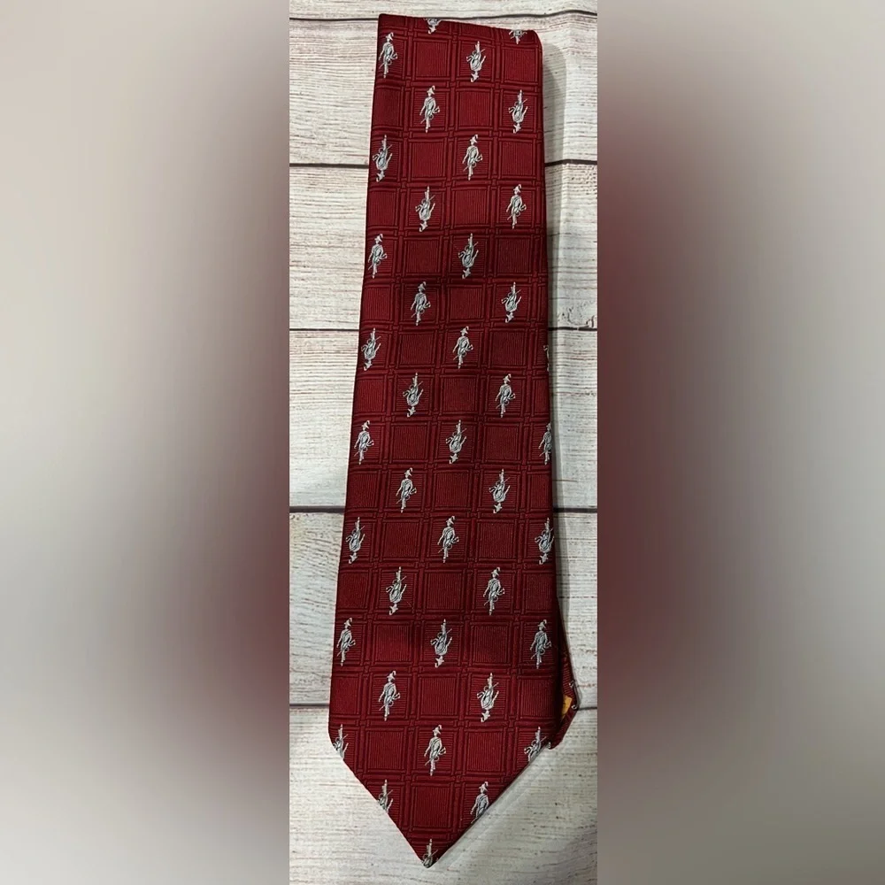 Yves Francois Red Necktie 4